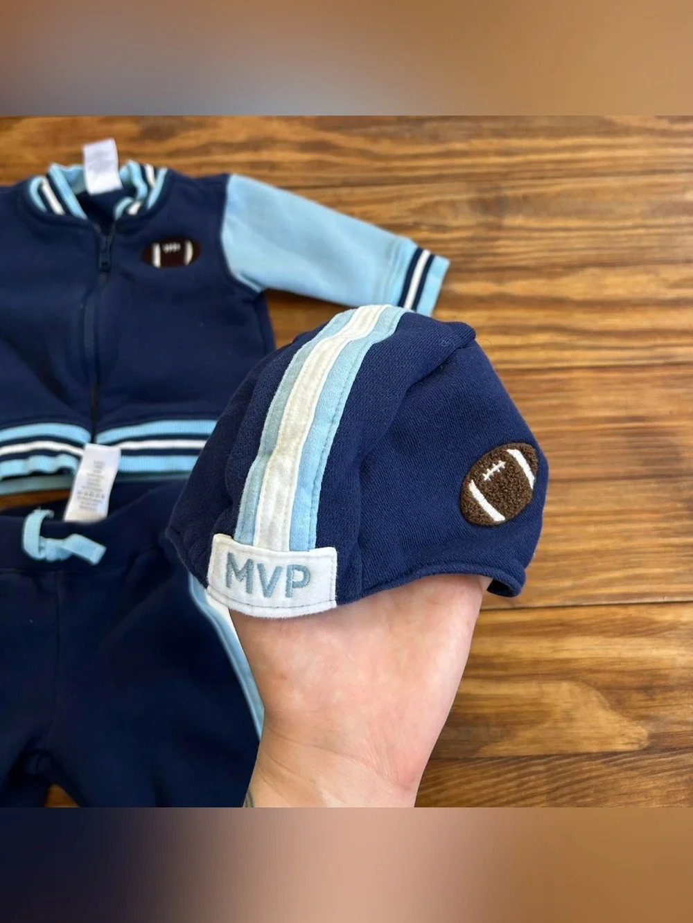 Baby boy football set